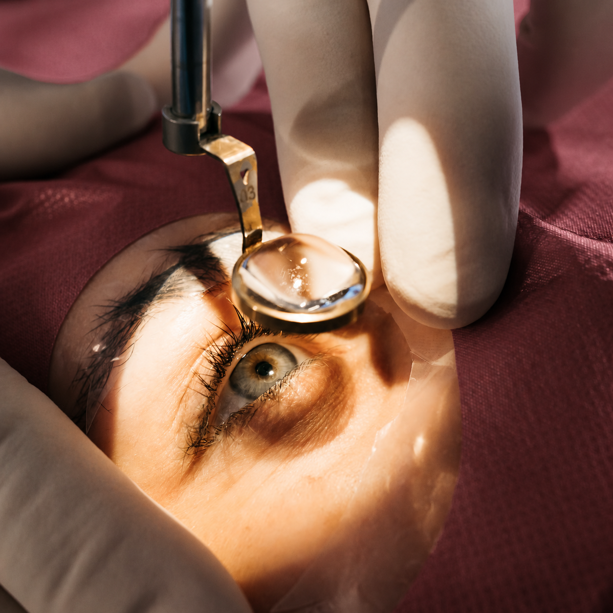 Surgical setup for SMILE eye surgery with ZEISS VisuMax laser at Amanat Eye Hospital